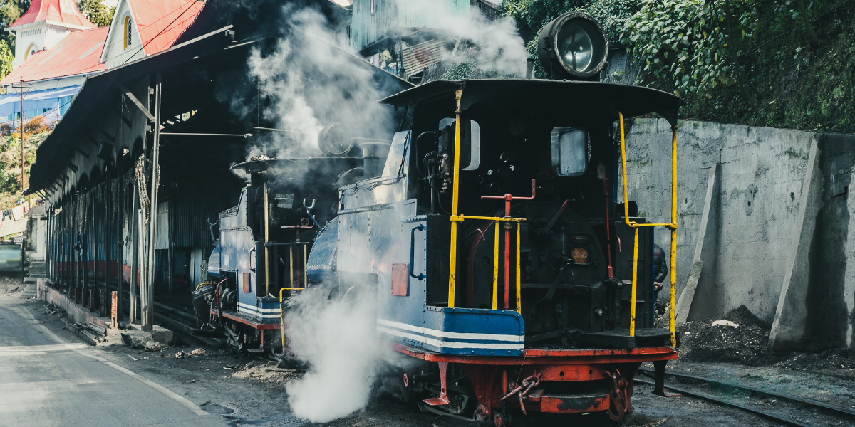 Famous Darjeeling Train Image